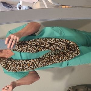 Cheetah print scarf